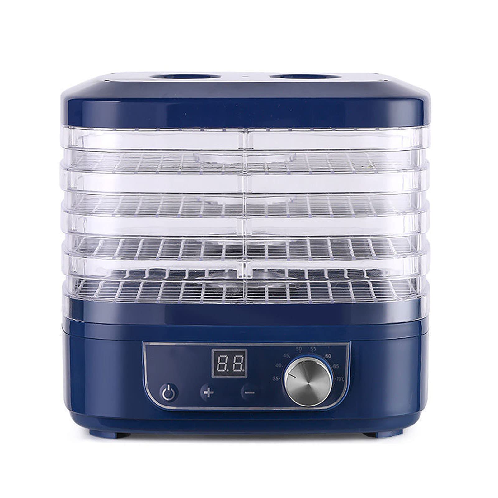 BJH 5-Tray Food Dehydrator with Adjustable Thermostat (35-70°C) - Perfect for Drying Fruits, Vegetables, Meat & Making Healthy Pet Treats - Ideal for Home Kitchen, Camping & Healthy Snack Preparation