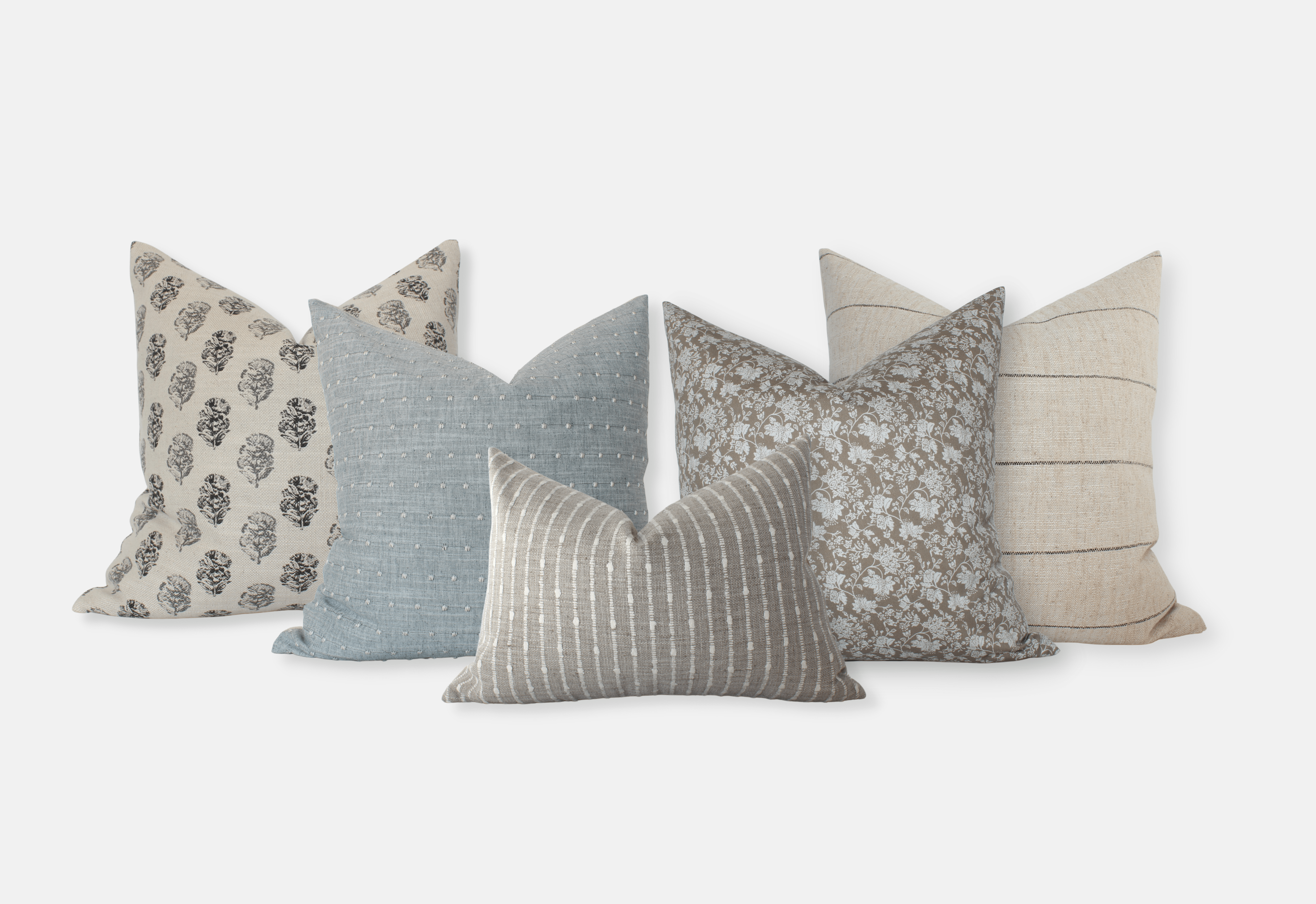 Premium Mai Sofa Pillow Set of 5 - Soft Decorative Throw Cushions for Living Room, Bedroom & Office - Modern Home Decor Accent Pillows