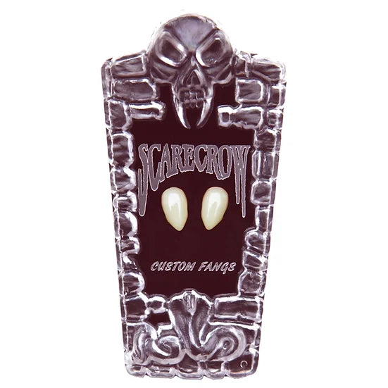 Scary Vampire Fangs - Small Deluxe Fake Teeth for Halloween Costume, Cosplay & Party Accessories | Perfect for Vampire Costumes, Gothic Looks & Horror Events