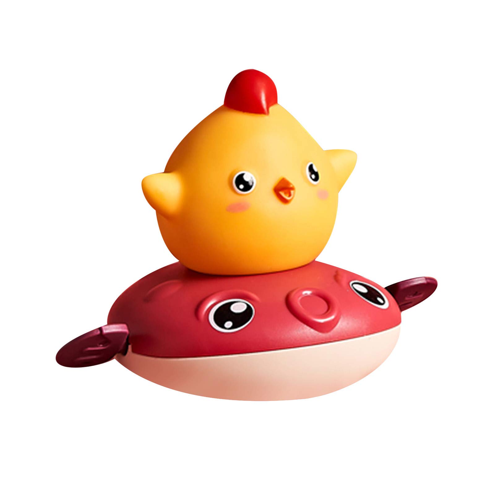 Muised Wind Up Bath Toys for Babies & Kids - Cute Swimming Chick & Dolphin Bath Set for Toddlers 1-3 & Children 4-8 | Fun Bathtub & Pool Toys for Sensory Play, Bath Time Learning & Water Activities