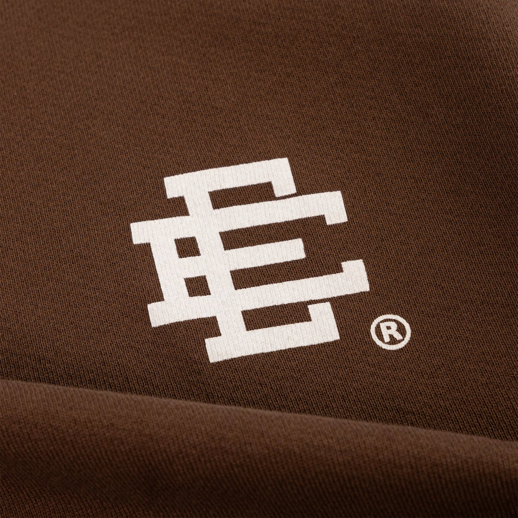 Eric Emanuel EE Basic Brown White Hoodie - Men's Casual Pullover Sweatshirt for Streetwear & Loungewear | Perfect for Gym, Travel & Everyday Wear