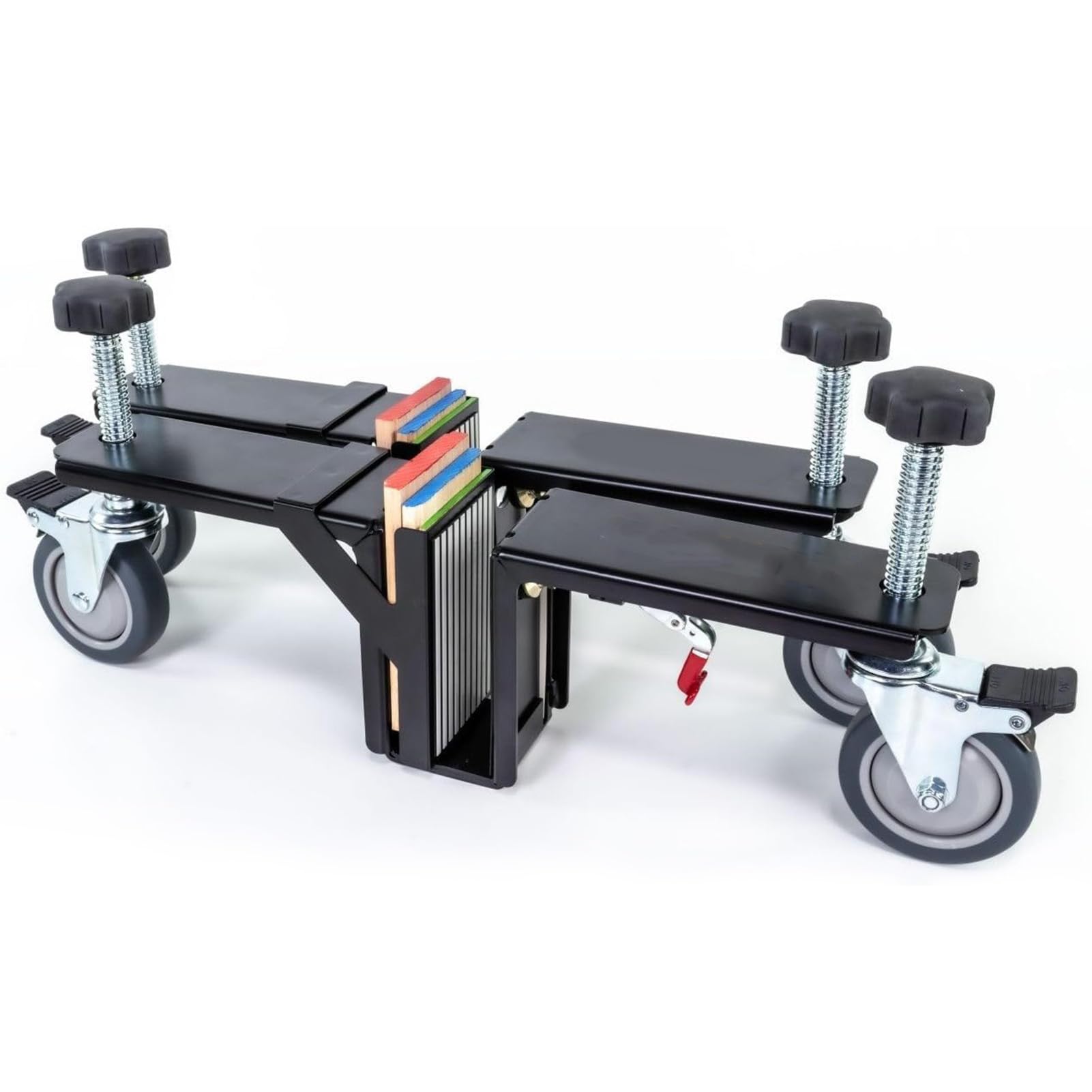 Heavy Duty Door Installation Tool Kit - 500lbs Capacity Door Lifter Dolly with Non-Slip Mat for 2-1/4 Inch Thick Doors - Complete Hands-Free Door Install Kit for Home Improvement & Professional Use