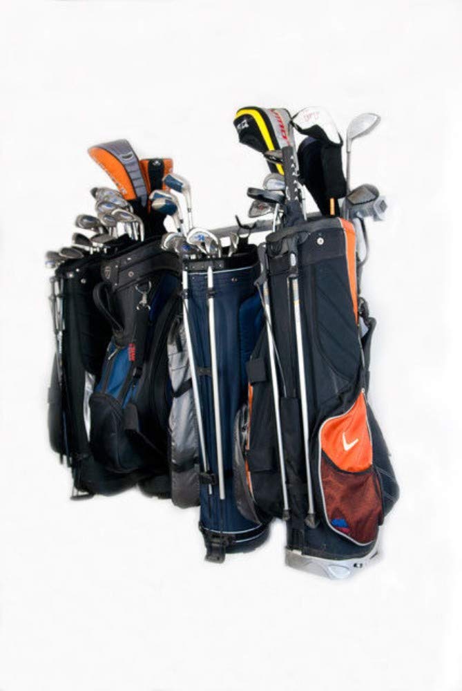 Premium Monkey Bar Storage Golf Racks (Large) - Heavy Duty Golf Club Organizer for Garage, Basement & Golf Carts - Perfect for Golf Enthusiasts & Home Storage Solutions