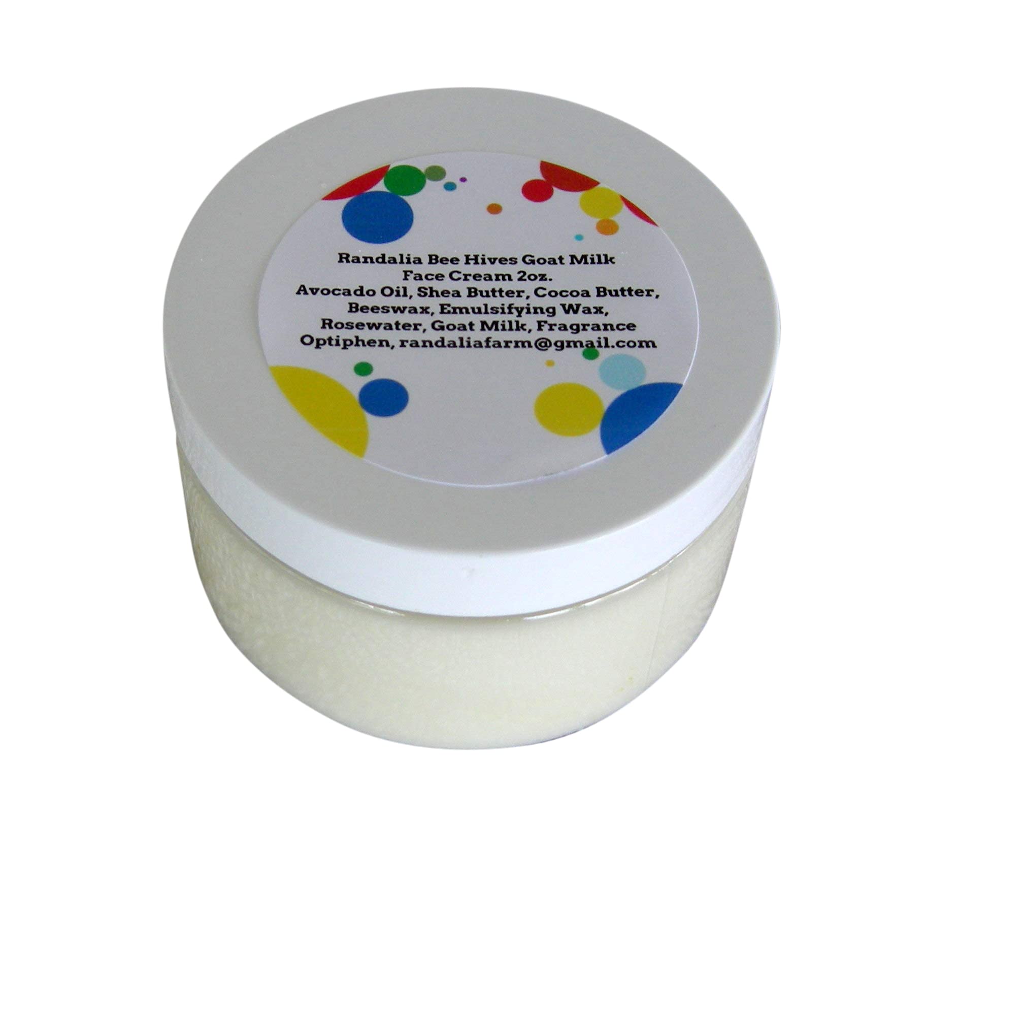 Organic Goat Milk Face Cream for Dry & Sensitive Skin – 4oz Hydrating Moisturizer with Honey & Bee Propolis | Perfect for Nighttime Skincare & Daily Hydration