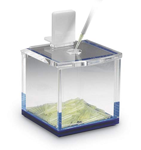 Sterile Pipette Tip Disposal Box - 470311-178EA - 500ml Capacity for Laboratory Waste Management | Perfect for Biosafety Cabinets, PCR Workstations & Research Labs