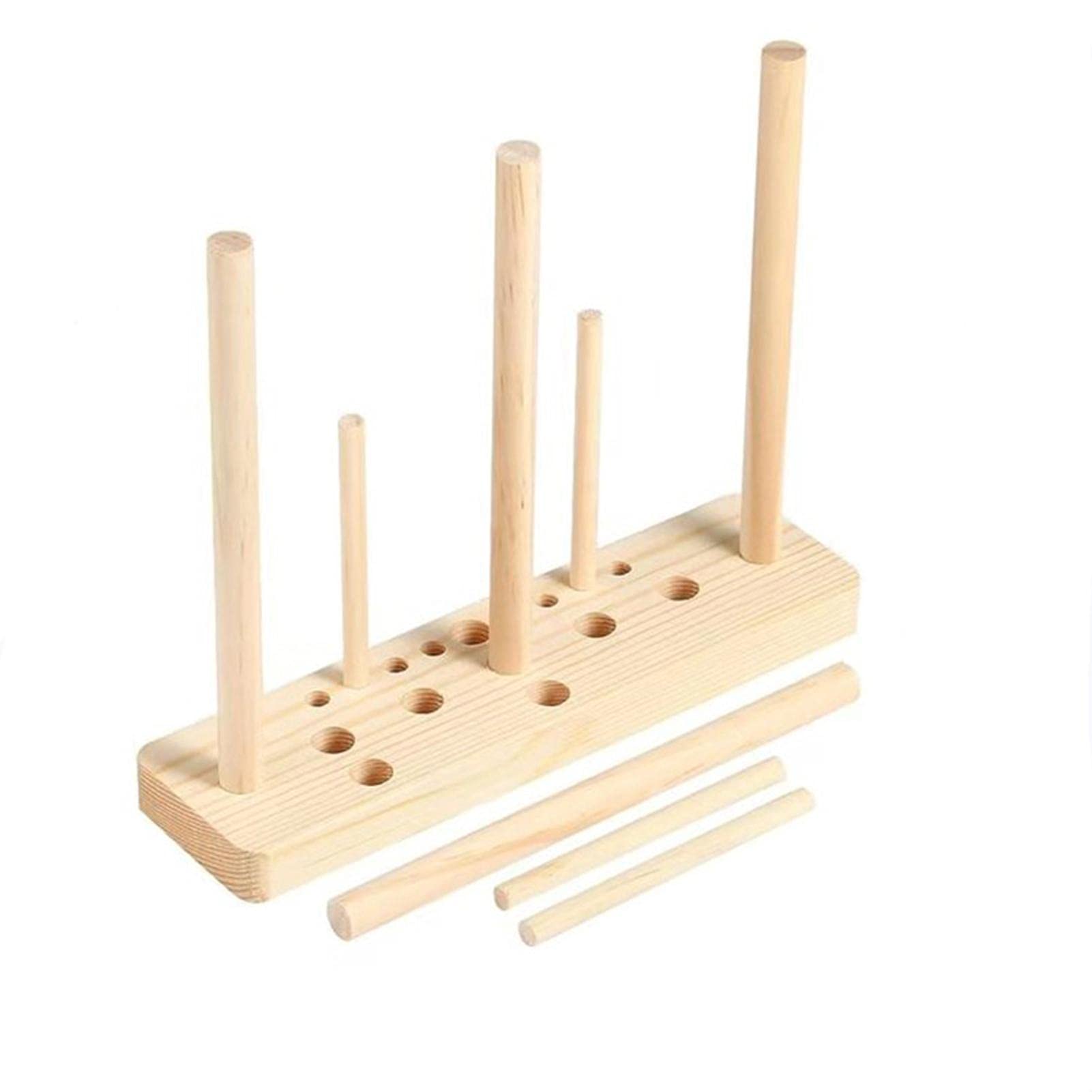 5-in-1 Wooden Bow Maker Tool for DIY Wreaths, Gift Wrapping, Party Decorations - Perfect for Crafts, Wedding Corsages & Holiday Ribbon Bows (Natural Wood Color)