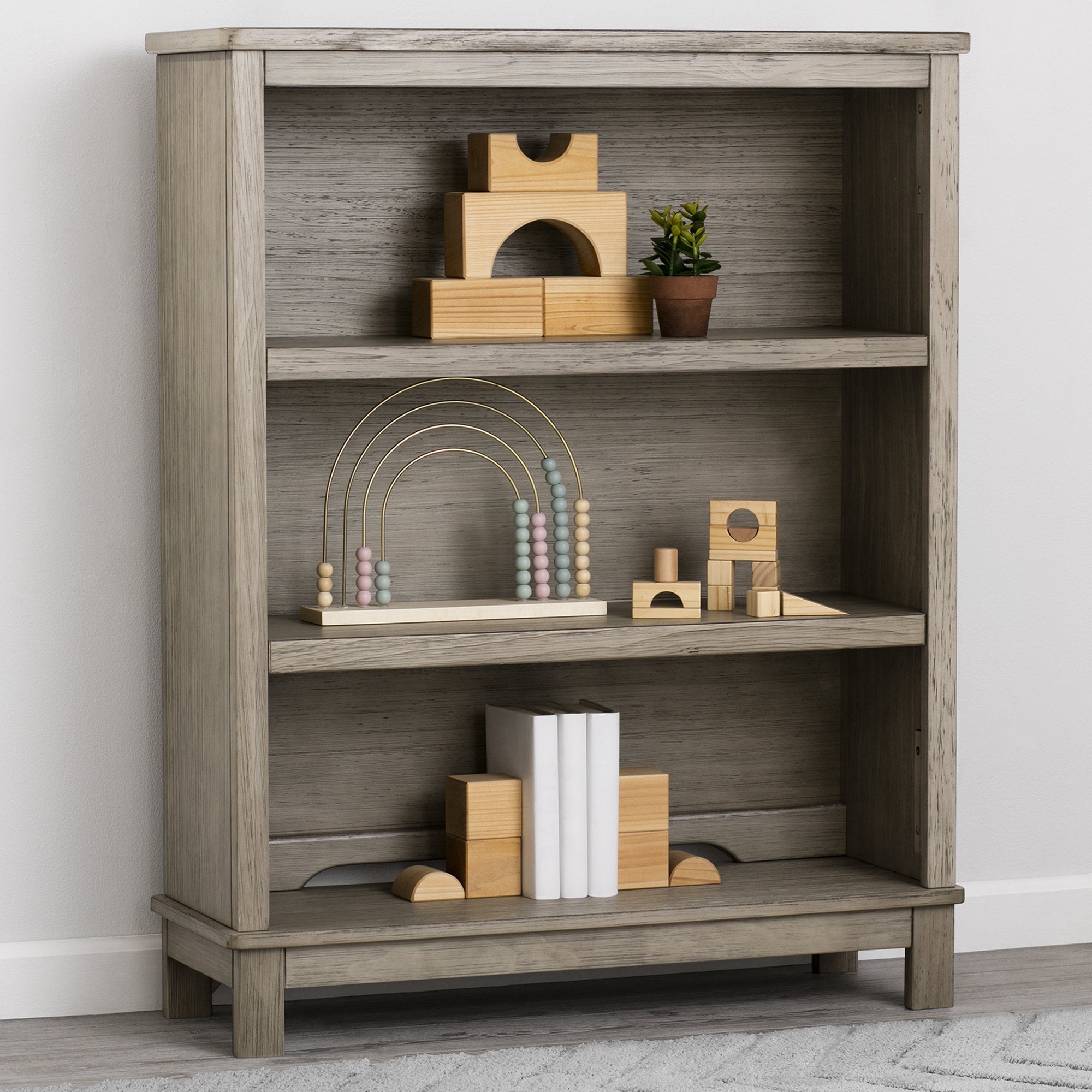 Monterey Bookcase - Modern Wooden Bookshelf for Home & Office - Stylish Storage Solution for Books, Decor & Essentials