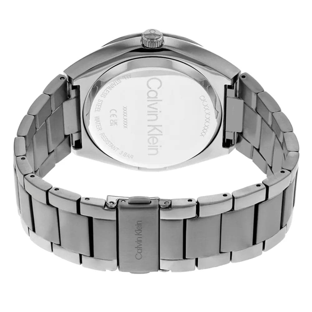 Calvin Klein Men's Gray Dial Stainless Steel Watch 25200197 - Stylish & Durable for Business, Casual & Everyday Wear
