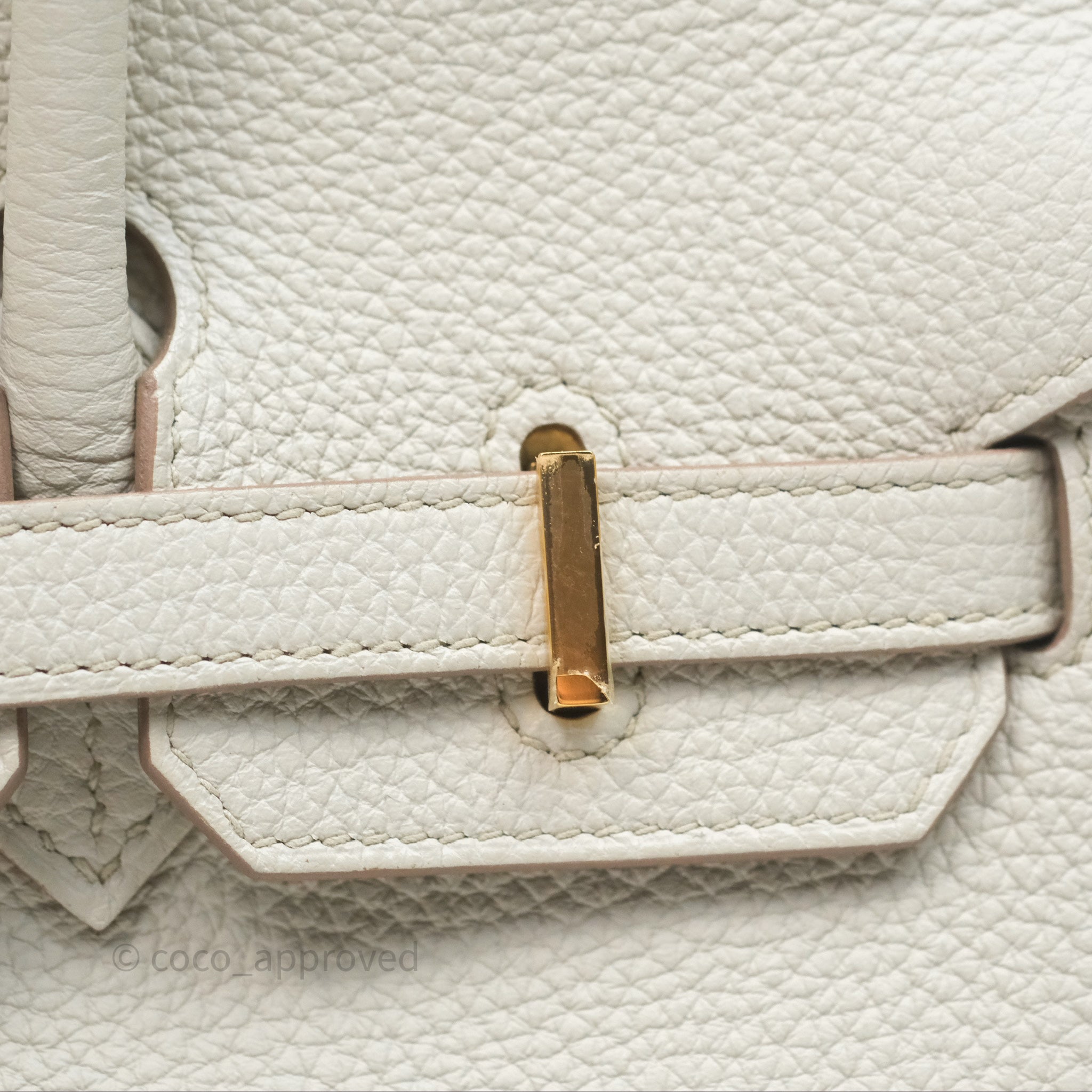Authentic Hermès Birkin 25 Retourne Bag in Beton Togo Leather with Gold Hardware - Luxury Handbag for Women, Perfect for Office, Parties & Special Occasions