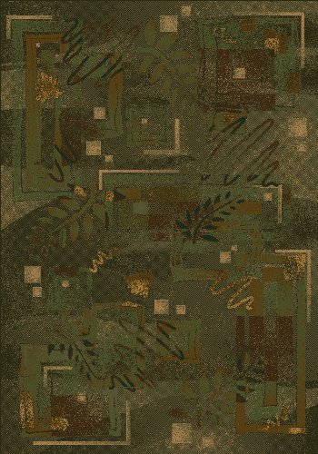 Premium Olive Twill Rug - 5'4