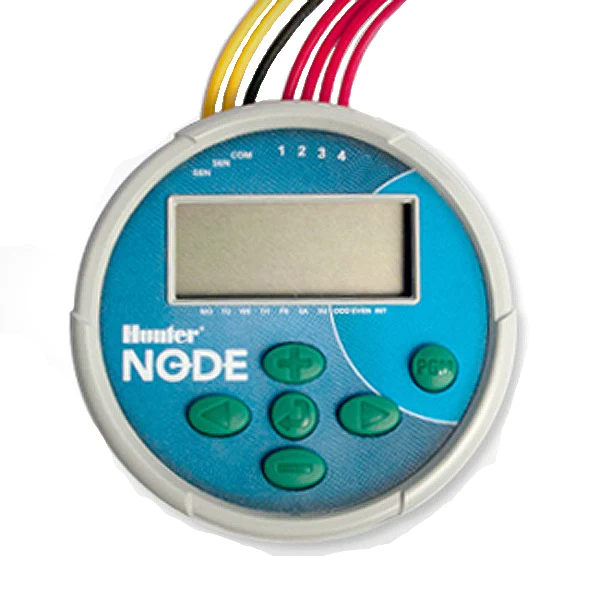 Hunter NODE400 4-Station Battery Operated Sprinkler Timer Controller - Perfect for Lawn, Garden & Landscape Irrigation Systems