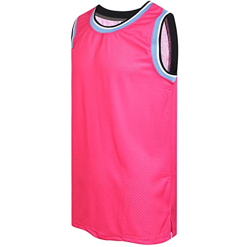 Black Neckline-hot Pink Jersey