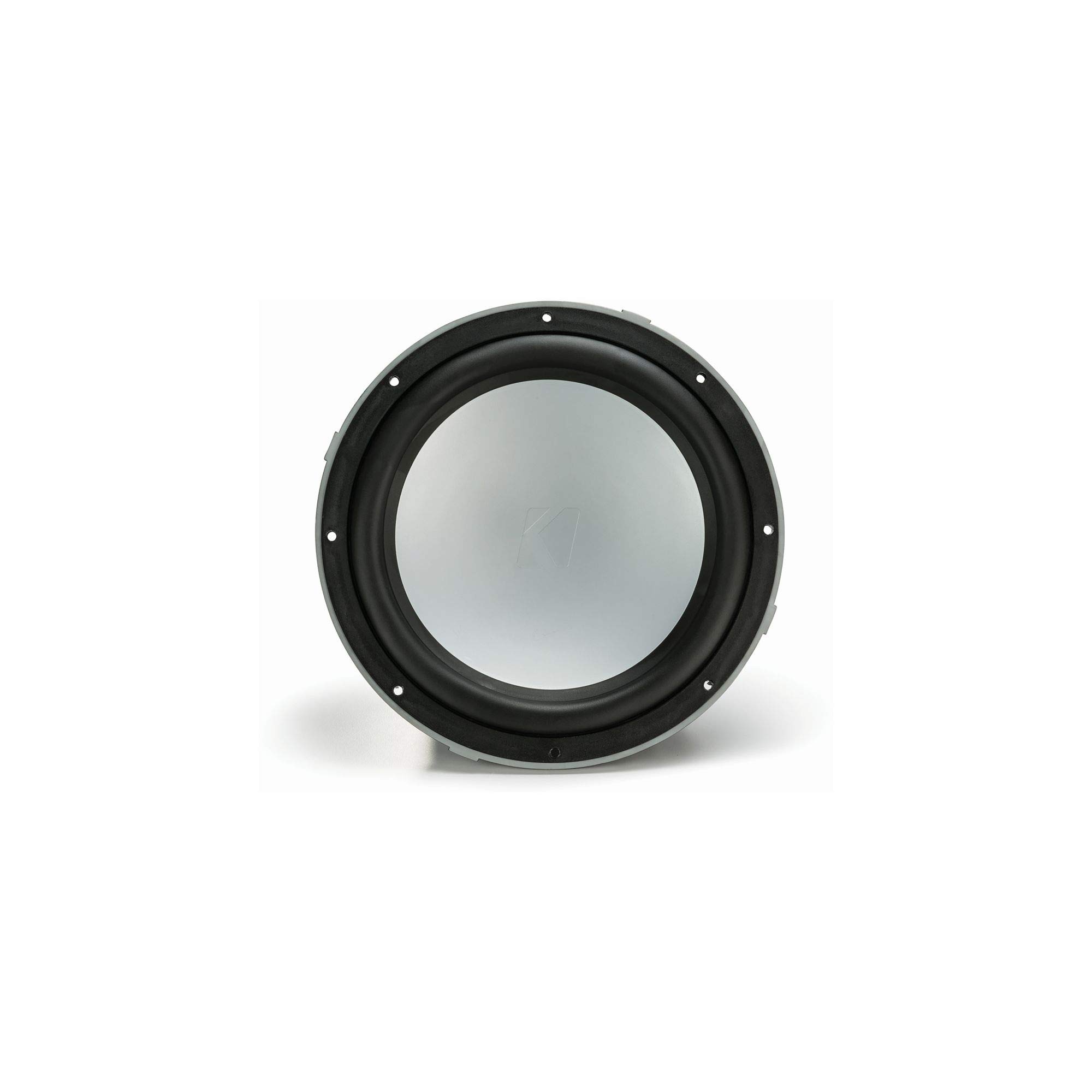 Kicker 10-Inch 4-Ohm Marine Free Air Subwoofer with Silver Grille - Premium Waterproof Boat Audio for Bass Enhancement on Yachts, Speedboats & Marine Vehicles