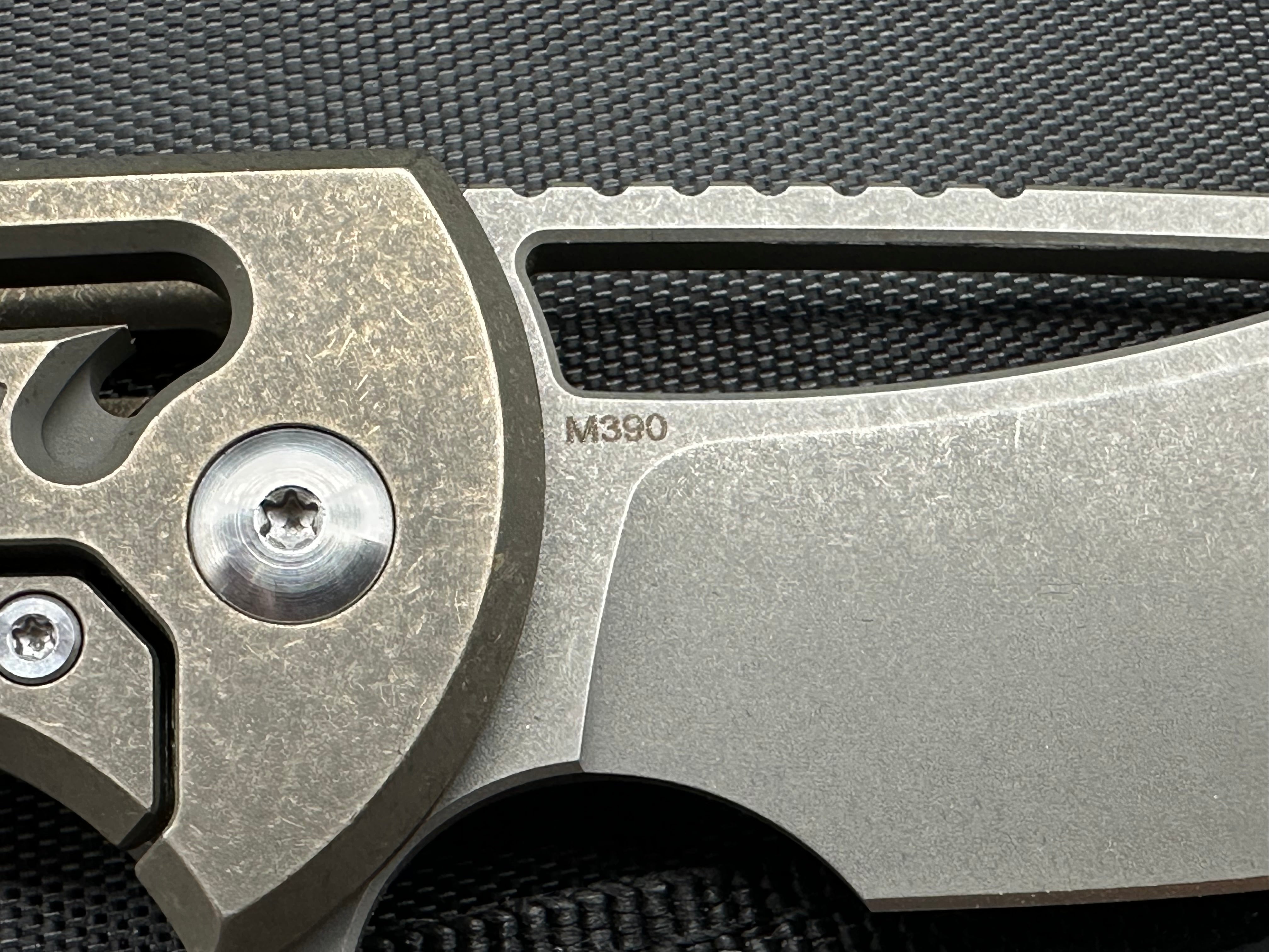 Ferrum Forge Pro Series Archbishop 2.0 Folding Knife - Premium M390 Steel Blade, Stonewashed Finish - EDC, Outdoor, Camping & Survival Gear
