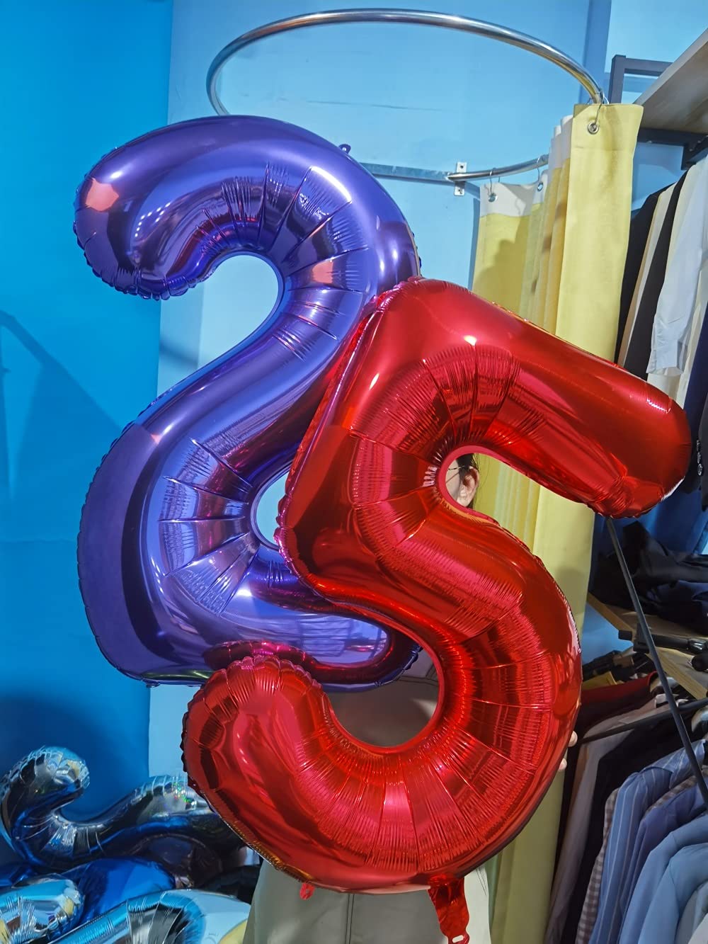 32 Inch Red Number 0 Foil Balloons - Birthday Party Decorations, Anniversary, Graduation, Baby Shower Supplies (Pack of 1) - Perfect for Photo Backdrops, Ceiling Decor, and Event Centerpieces