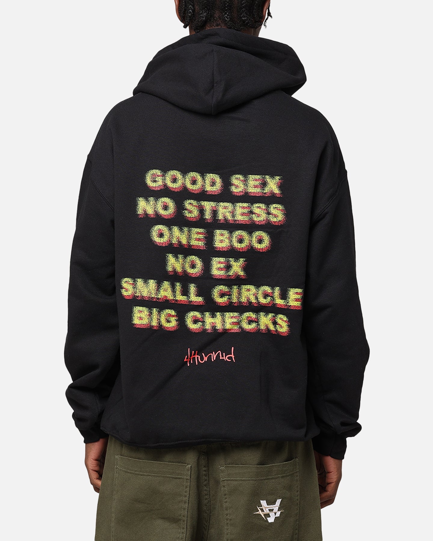 4HUNNID Good Sex Hoodie - Black Unisex Streetwear Hooded Sweatshirt for Urban Fashion & Nightlife