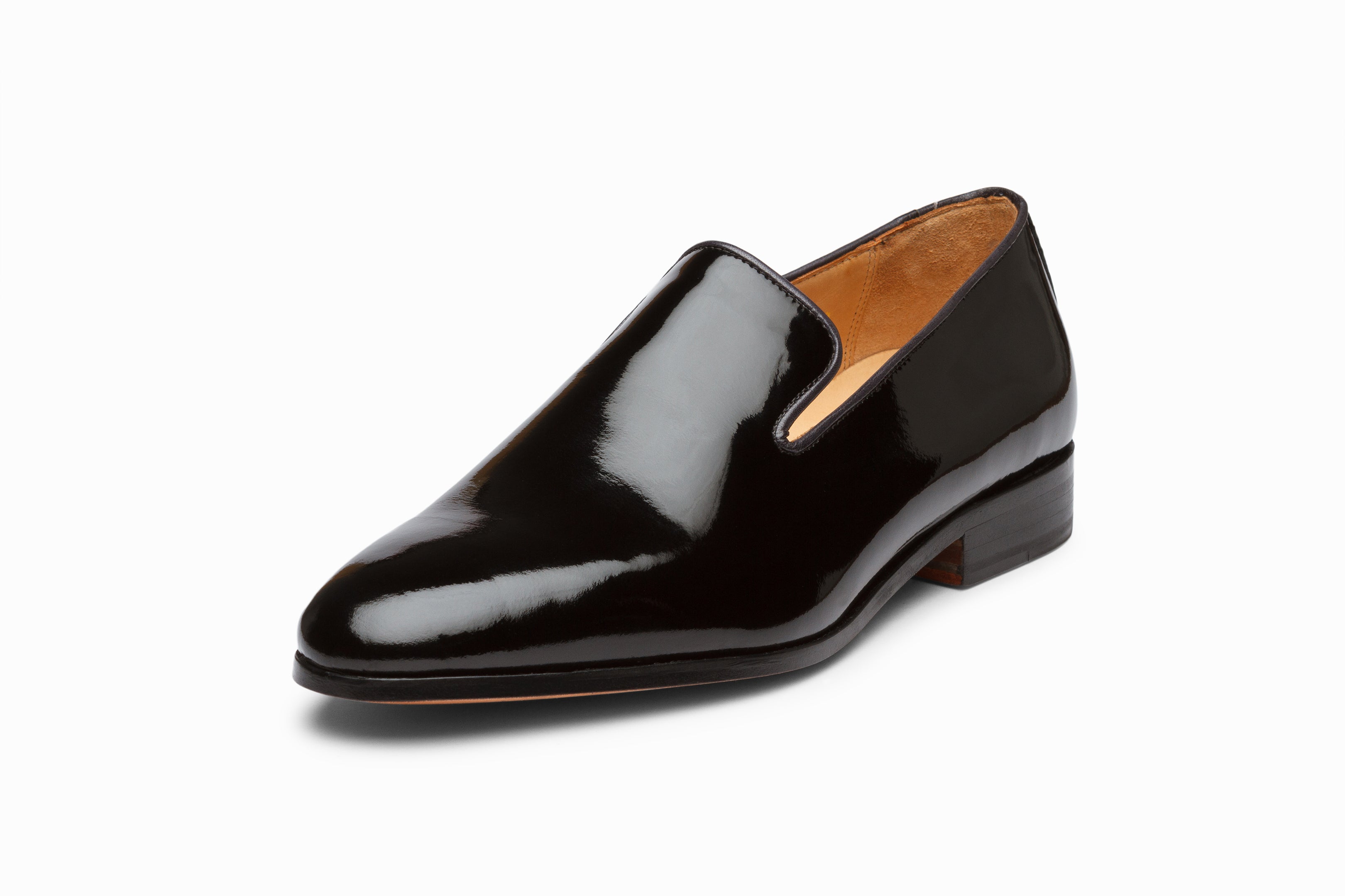 Stylish Patent Black Venetian Loafers for Men & Women - Comfortable Slip-On Dress Shoes for Office, Business & Casual Wear