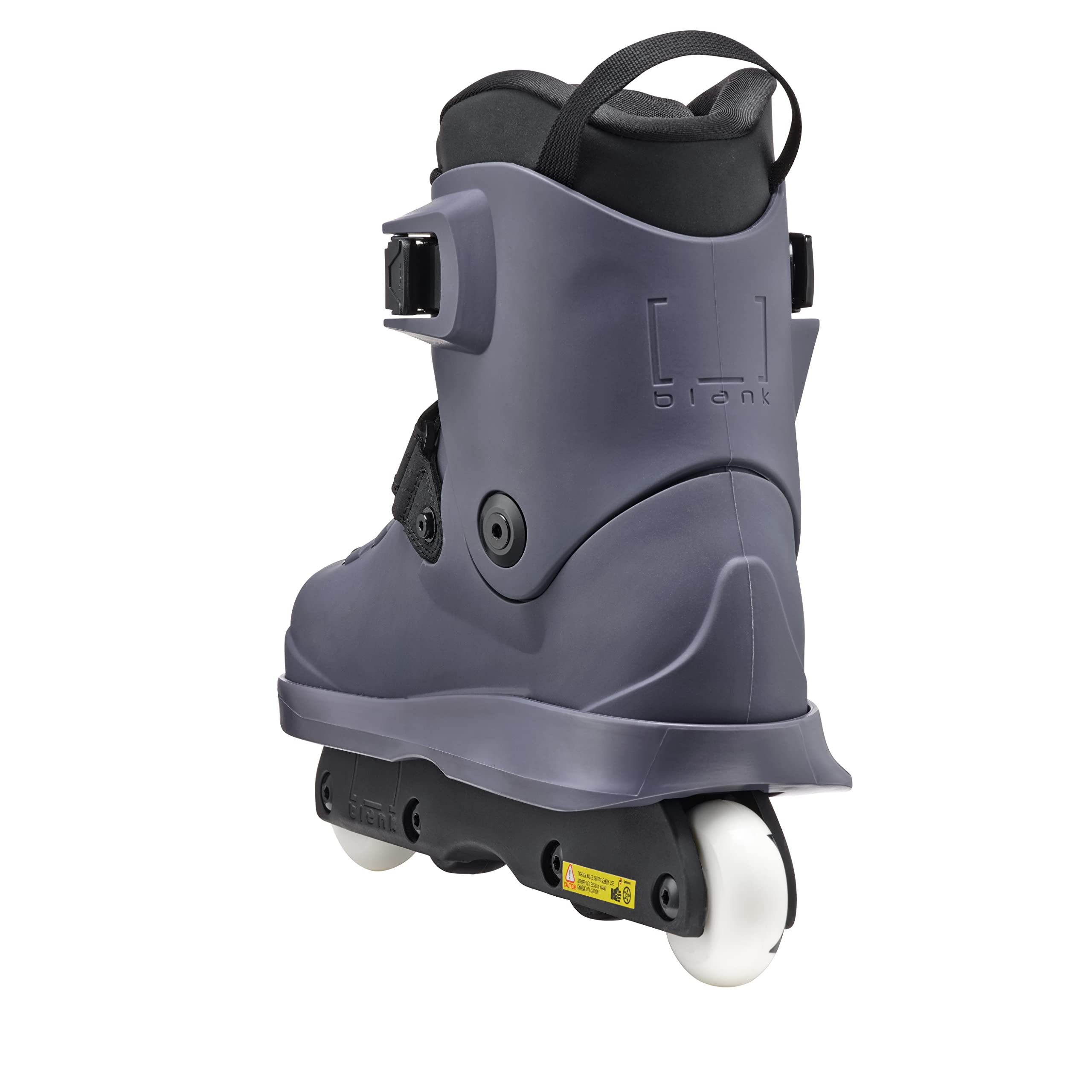 Rollerblade Blank Team Unisex Adult Fitness Inline Skates - Gray Urban Performance Skates for Men & Women - Perfect for Outdoor Exercise, Commuting & Recreational Skating