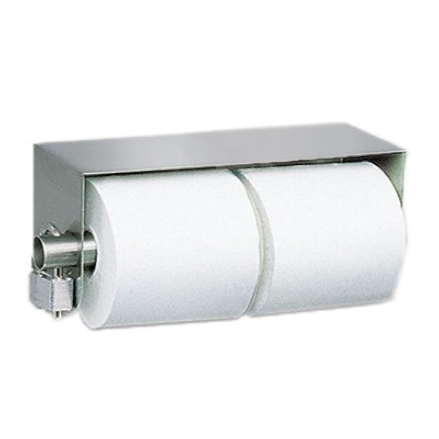TP Series Double Roll Standard Dispenser Toilet Paper Holder - Durable Bathroom Tissue Roll Stand for Home, Office & Restrooms - Perfect for Modern & Traditional Bathroom Decor