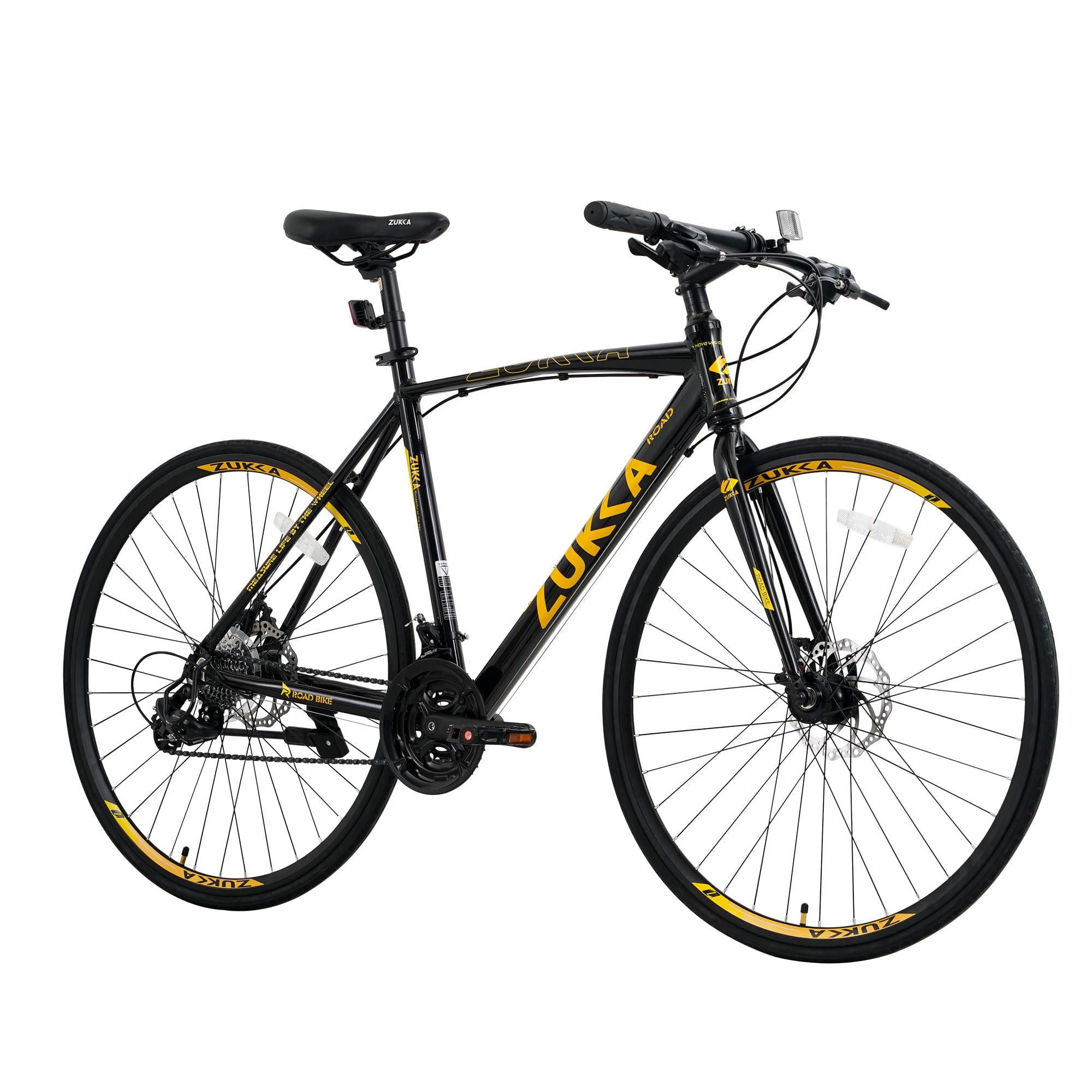 **MEGHNA 700C Road Bike - 24-Speed Hybrid Commuter Bike with Dual Disc Brakes for Men & Women - Perfect for City Riding, Fitness & Daily Commutes**