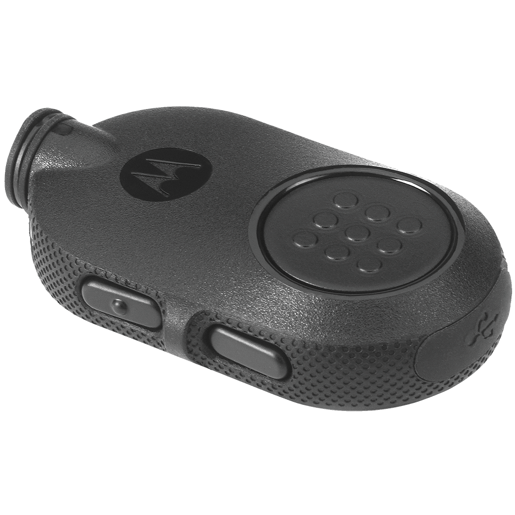 Motorola NNTN8127 Wireless Push-to-Talk (PTT) Pod - Two-Way Radio Accessory for Construction, Security & Outdoor Adventures