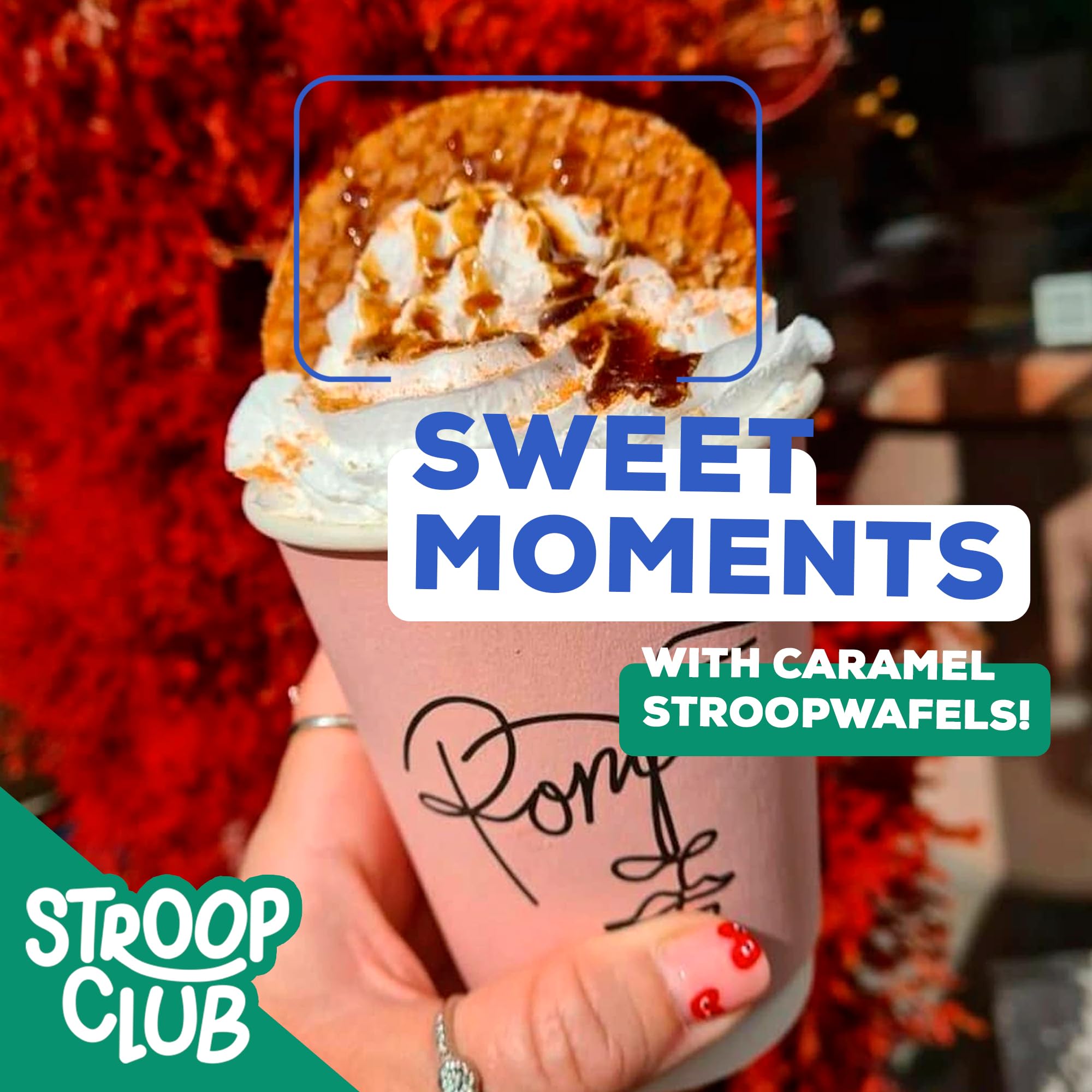 Gluten Free Dutch Caramel Stroopwafels - Organic Original Stroopwafel Cookies (12 Pack of 2, 24 Waffles) | Perfect for Coffee Pairing, Gifts & Snacking
