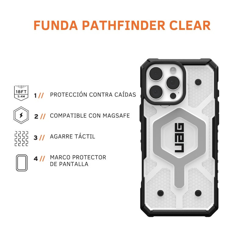 UAG Pathfinder Rugged Case for iPhone 16 Pro Max - Military Drop Tested, Scratch Resistant Protective Cover (Multiple Colors) - Perfect for Outdoor Adventures & Daily Protection