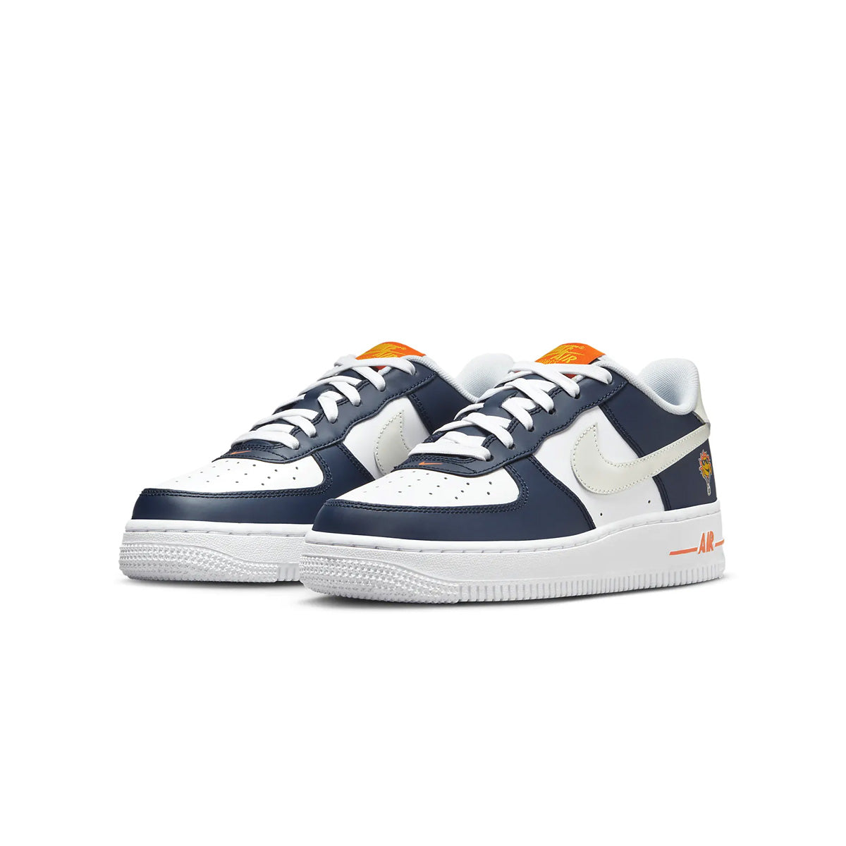 Nike Kids Air Force 1 LV8 Sneakers 'Midnight Navy' - Comfortable Basketball Shoes for Boys & Girls - Perfect for School, Sports & Casual Wear