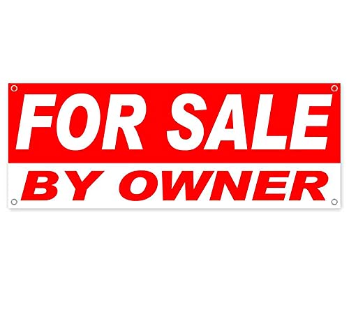 13 oz Heavy-Duty Vinyl Banner with Metal Grommets - Single-Sided Non-Fabric Sign for Outdoor Advertising, Real Estate, and Business Promotion