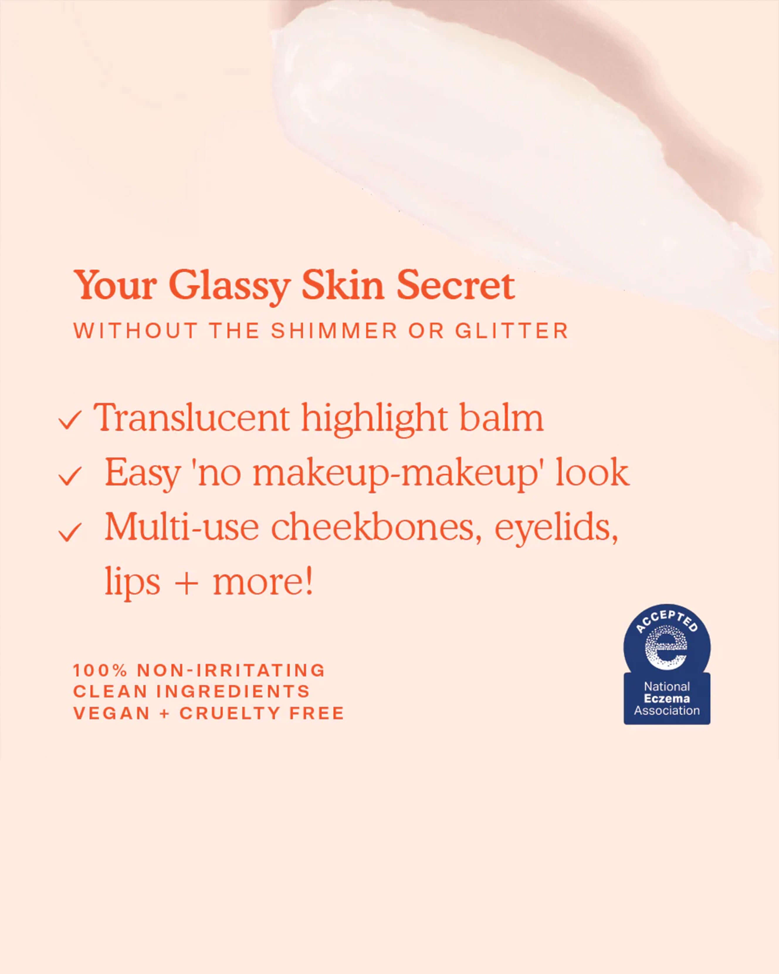SuperDew Shimmer-Free Highlighter Balm Stick - Natural Glow Makeup for Cheeks & Eyes | Vegan, Cruelty-Free, Perfect for Daily Wear & Special Occasions