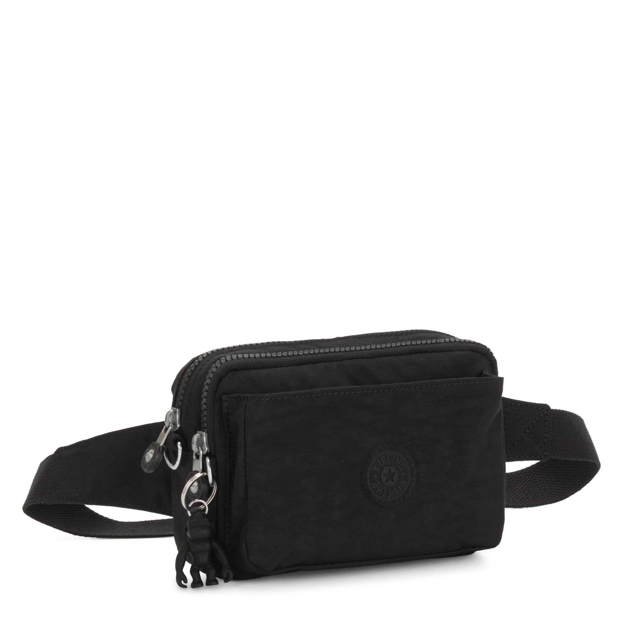 Kipling Abanu Multi Convertible Crossbody Bag for Women - Lightweight Travel Purse, Adjustable Shoulder Strap, Spacious Organizer (Black Noir) | Perfect for Work, Gym & Everyday Use