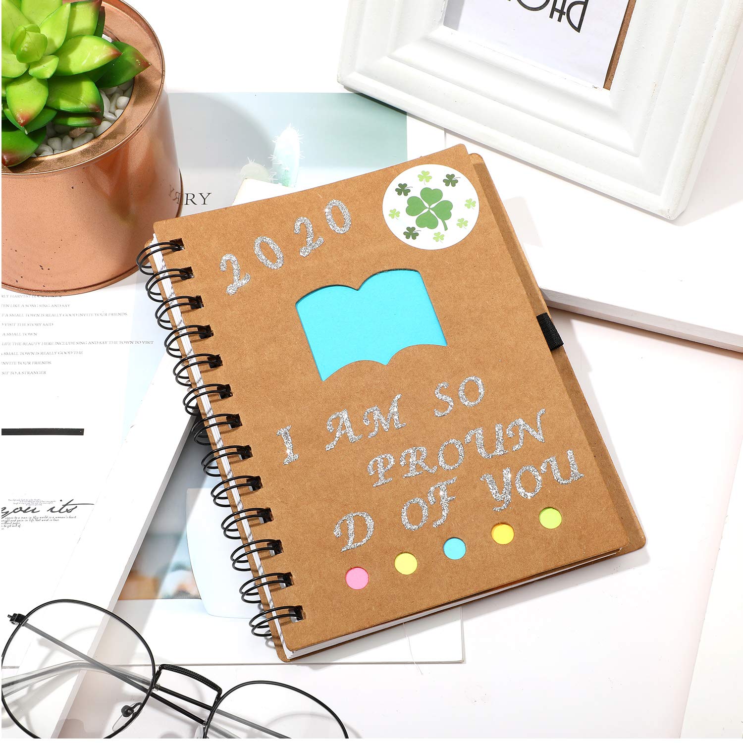 5 Sheets Graduation Cap Stickers - Glitter Alphabet Letter & Rhinestone Number Stickers for DIY Grad Cap Decoration (Silver) | Perfect for Graduation Parties, Photo Props & Craft Projects