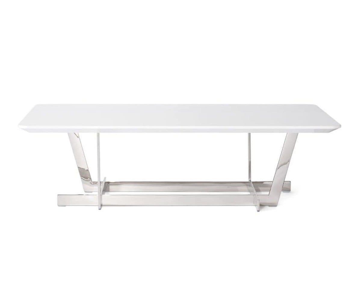 Modern Rectangle Coffee Table - Solid Wood Living Room Center Table for Home Decor - Perfect for Living Room, Lounge, and Office Spaces