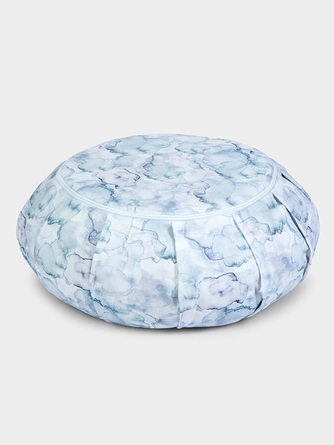 Organic Buckwheat Zafu Meditation Cushion - Round Yoga Pillow for Comfortable Seating, Posture Support & Zen Practice - Perfect for Home, Studio & Meditation Spaces