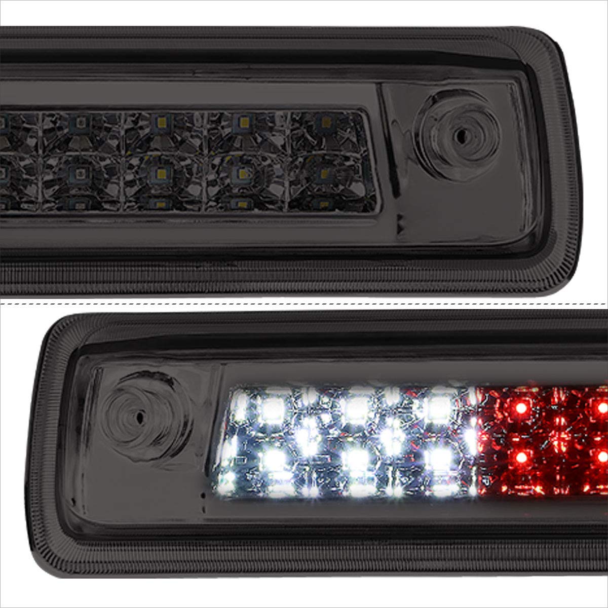 Chevy Colorado GMC Canyon 2015-2018 LED Third Brake Light Bar - Smoked Tail Light Replacement for Improved Visibility & Style | Perfect for Off-Roading, Night Driving & Custom Truck Upgrades