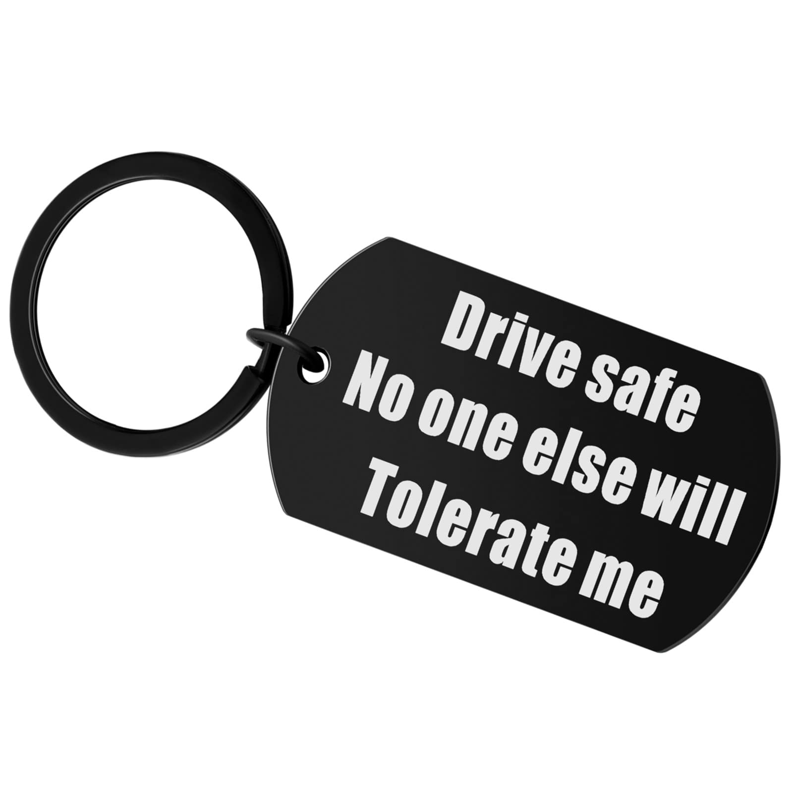 Drive Safe Keychain for Boyfriend - Thoughtful Anniversary & Birthday Gift for Drivers, Truckers, Husbands, Dads & Brothers | Perfect for Long Distance Relationships & Road Trips