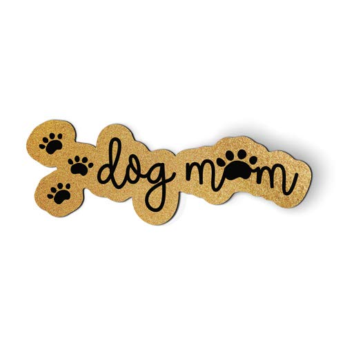Dog Mom Cute Refrigerator Magnet - 4 Inch Funny Car & Fridge Decoration - Perfect for Home, Office, or Gift Giving