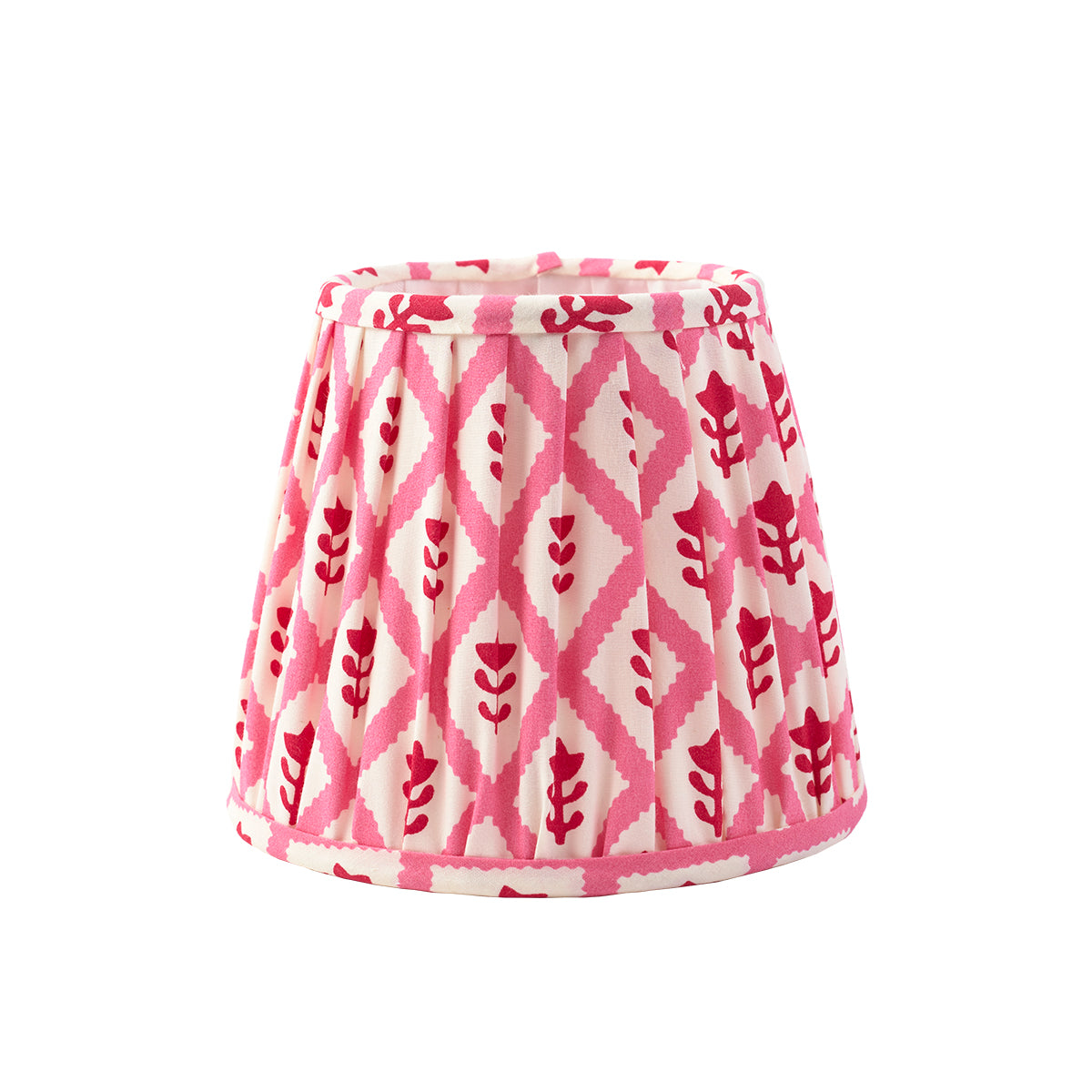 Pleated Pink Small Lampshade - Elegant Home Decor for Bedroom, Living Room & Nursery Lighting