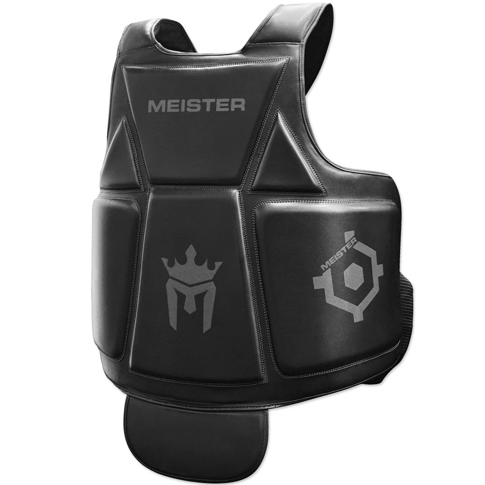 Meister Body Armor - Premium MMA & Boxing Chest Guard with Groin Protector | Protective Gear for Combat Sports Training & Competition | Ideal for MMA, Boxing, Muay Thai & Kickboxing