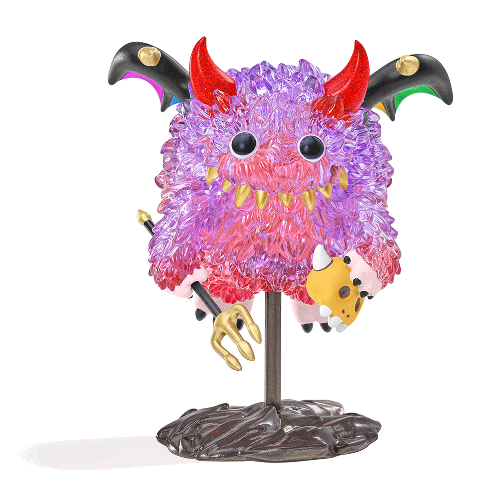 Monster Fluffy Plush Toy - Joyful Life Stuffed Animal for Kids | Perfect for Gifts, Bedroom Decor, and Cuddling