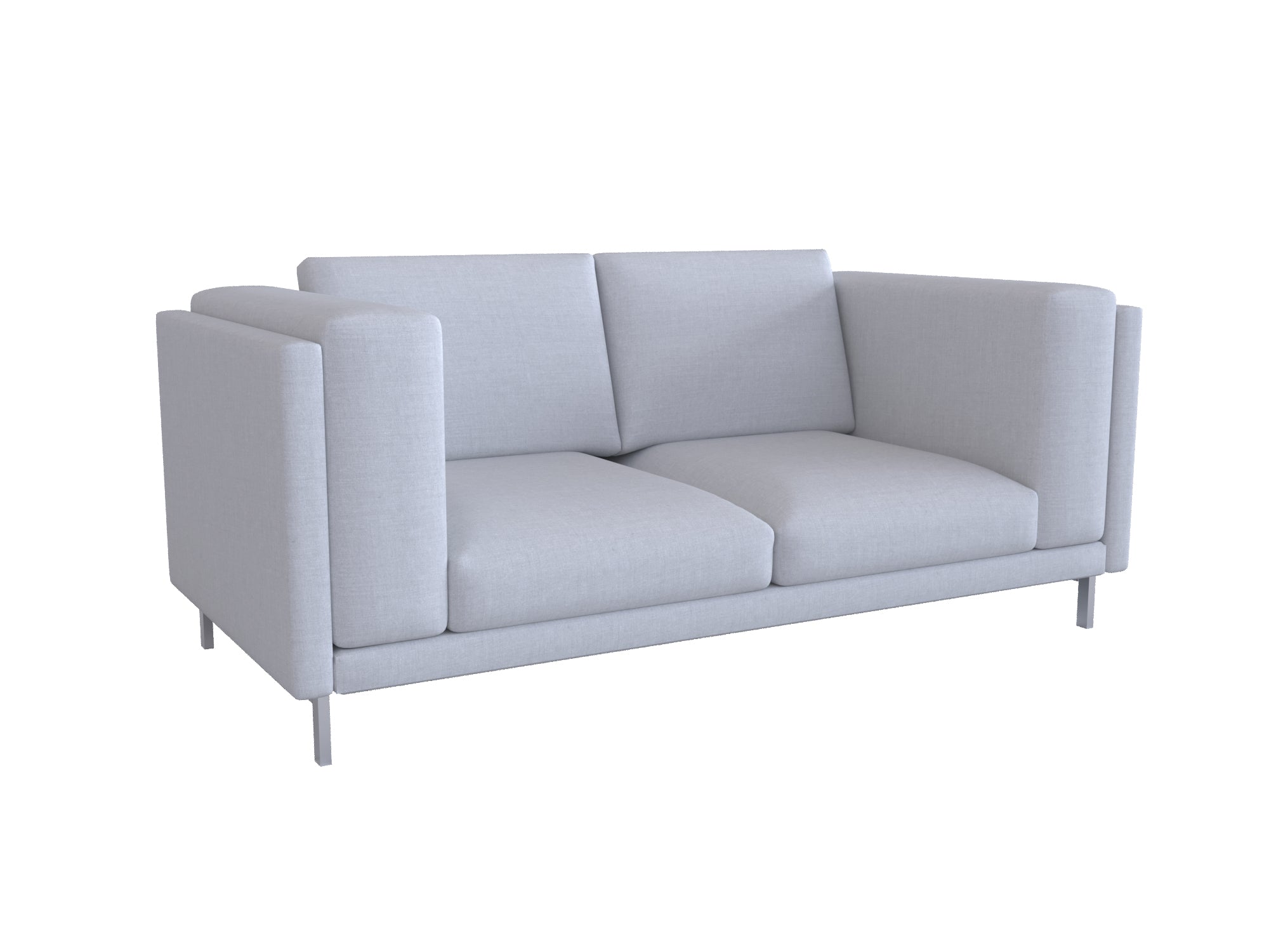 Nockeby 2-Seat Sofa Cover - Stretchable Loveseat Slipcover for Furniture Protection - Perfect for Living Room, Bedroom & Home Decor
