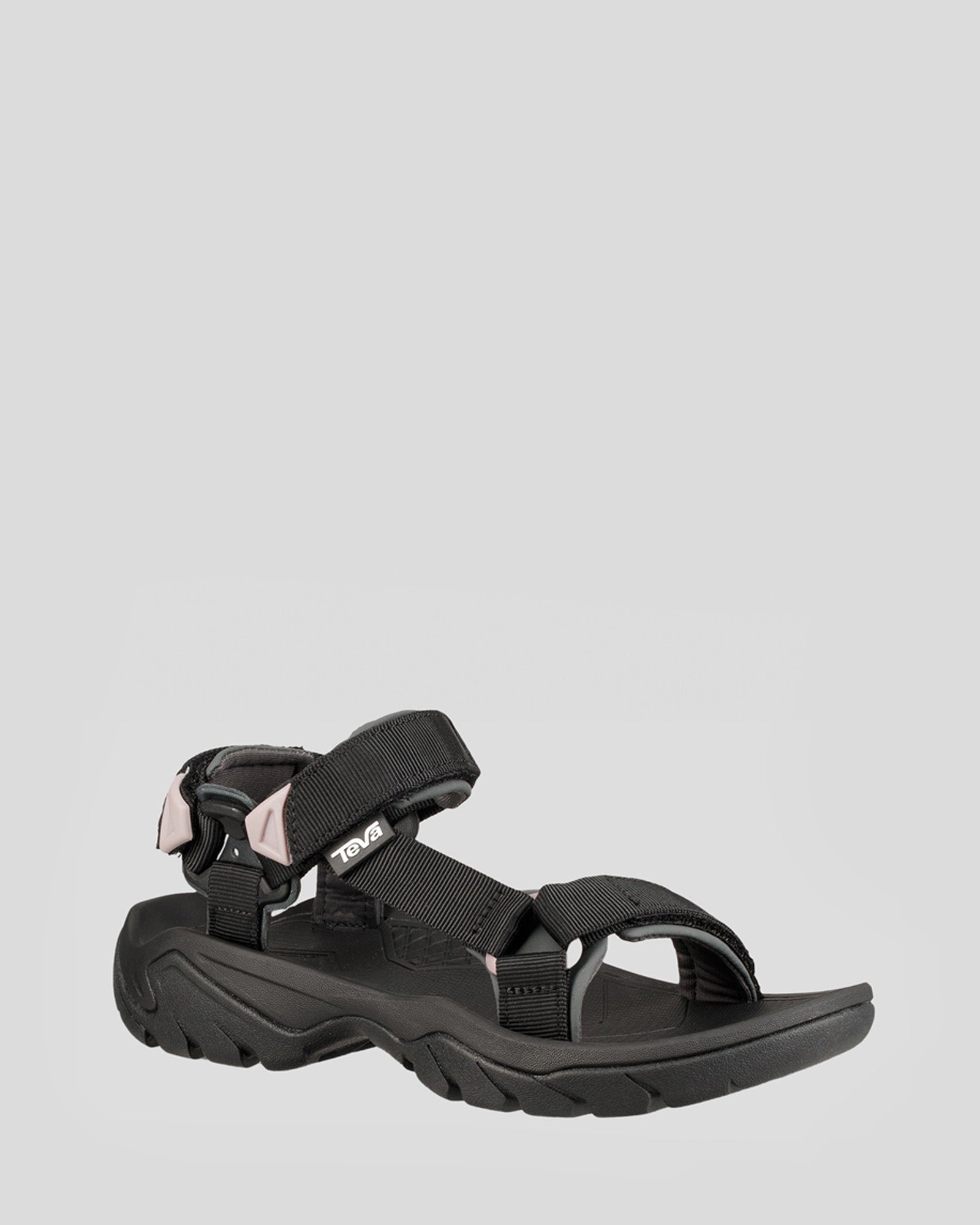Women's Teva Terra Fi 5 Universal Sandals - Comfortable Hiking & Water Shoes for Outdoor Adventures - Perfect for Beach, Camping and Travel (Black)