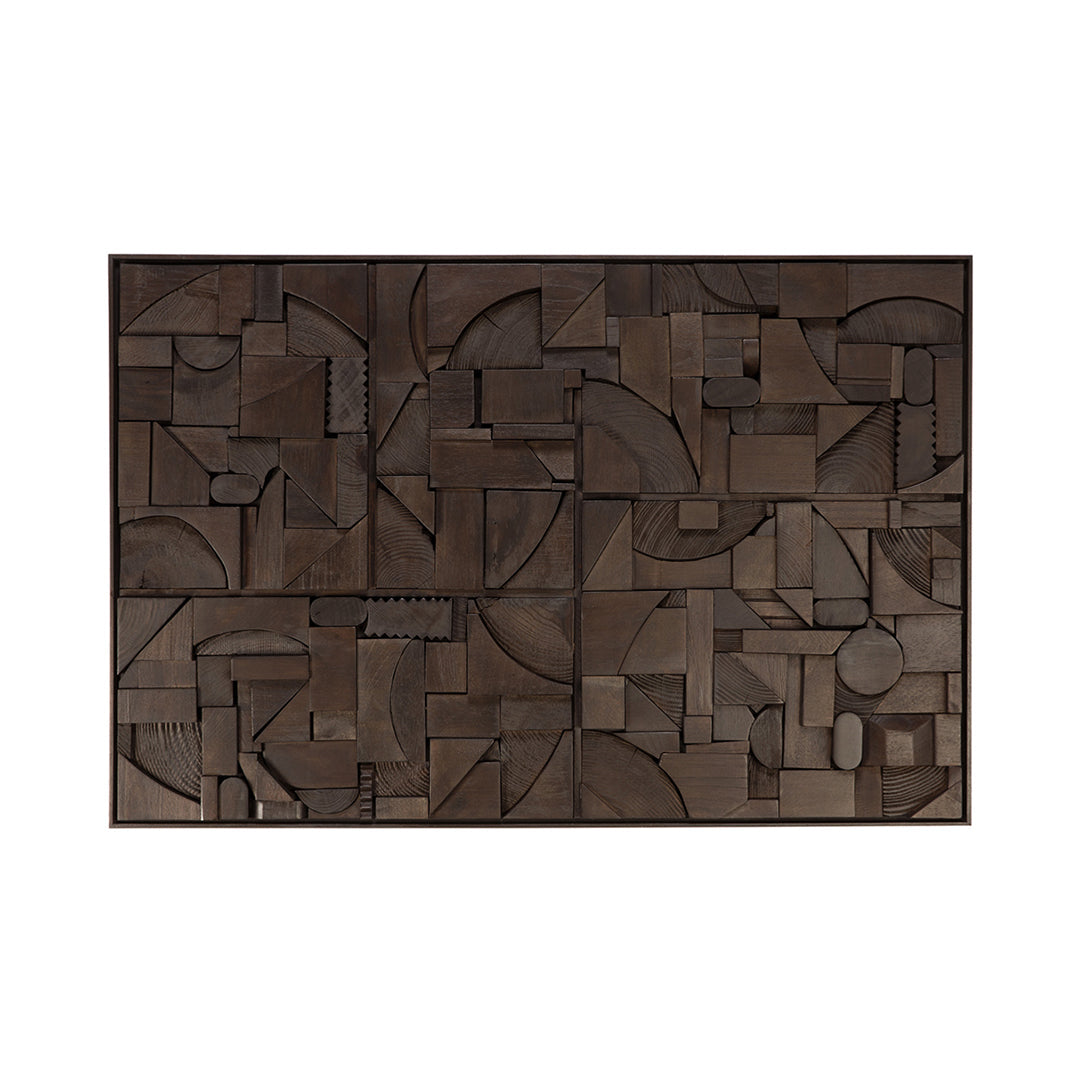 Ethnicraft Bricks Wall Art - Modern Brick Wall Decor for Living Room, Bedroom & Office - Handcrafted 3D Textured Wall Panels for Home & Commercial Spaces