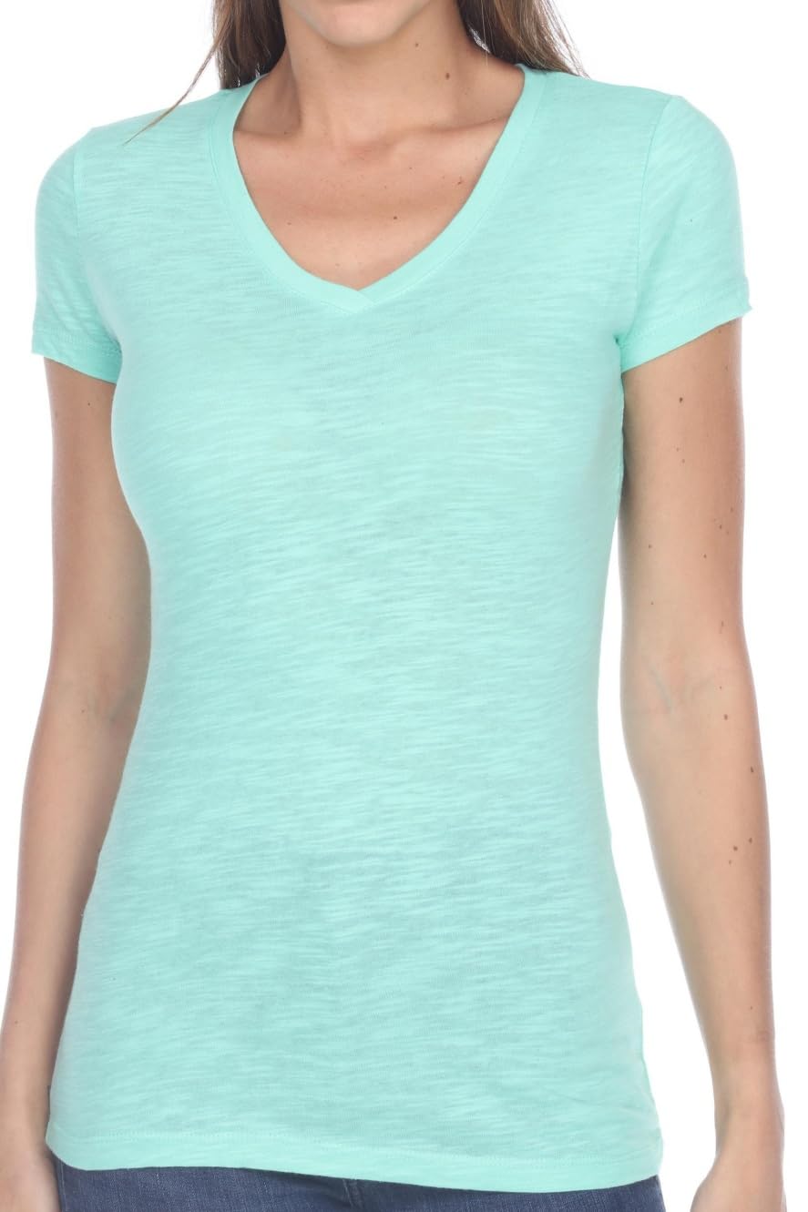 2025 New Women's Solid Color Slim-Fit Layering Short Sleeve T-Shirt - Soft Comfortable Fabric for Casual Wear, Summer Outfits & Everyday Basics