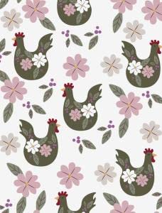 Chicken Flower Floral