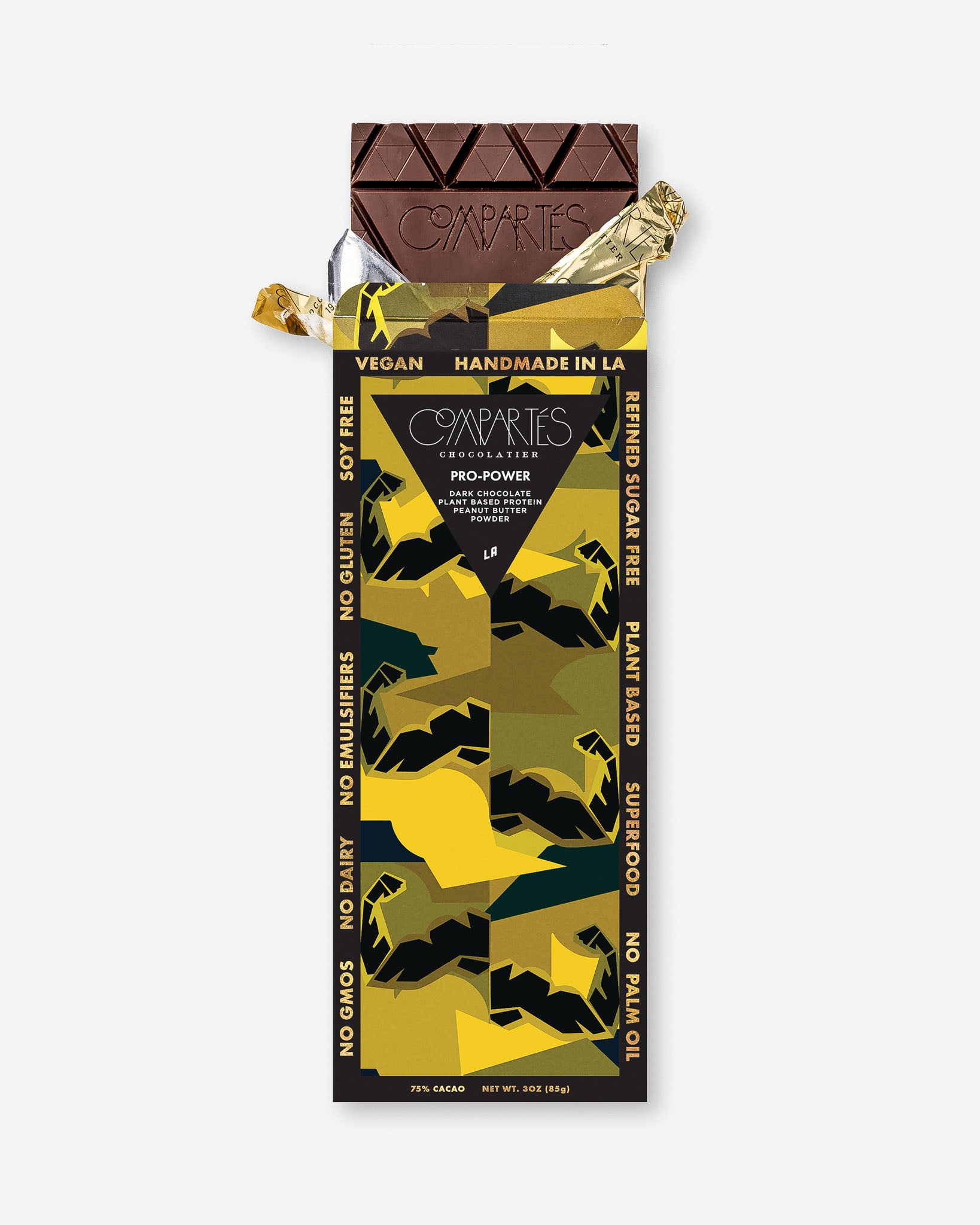 Organic Vegan Peanut Butter Protein Chocolate Bar - High Protein Snack for Fitness, Keto & Energy Boost - Perfect for Post-Workout, Hiking & Healthy Dessert