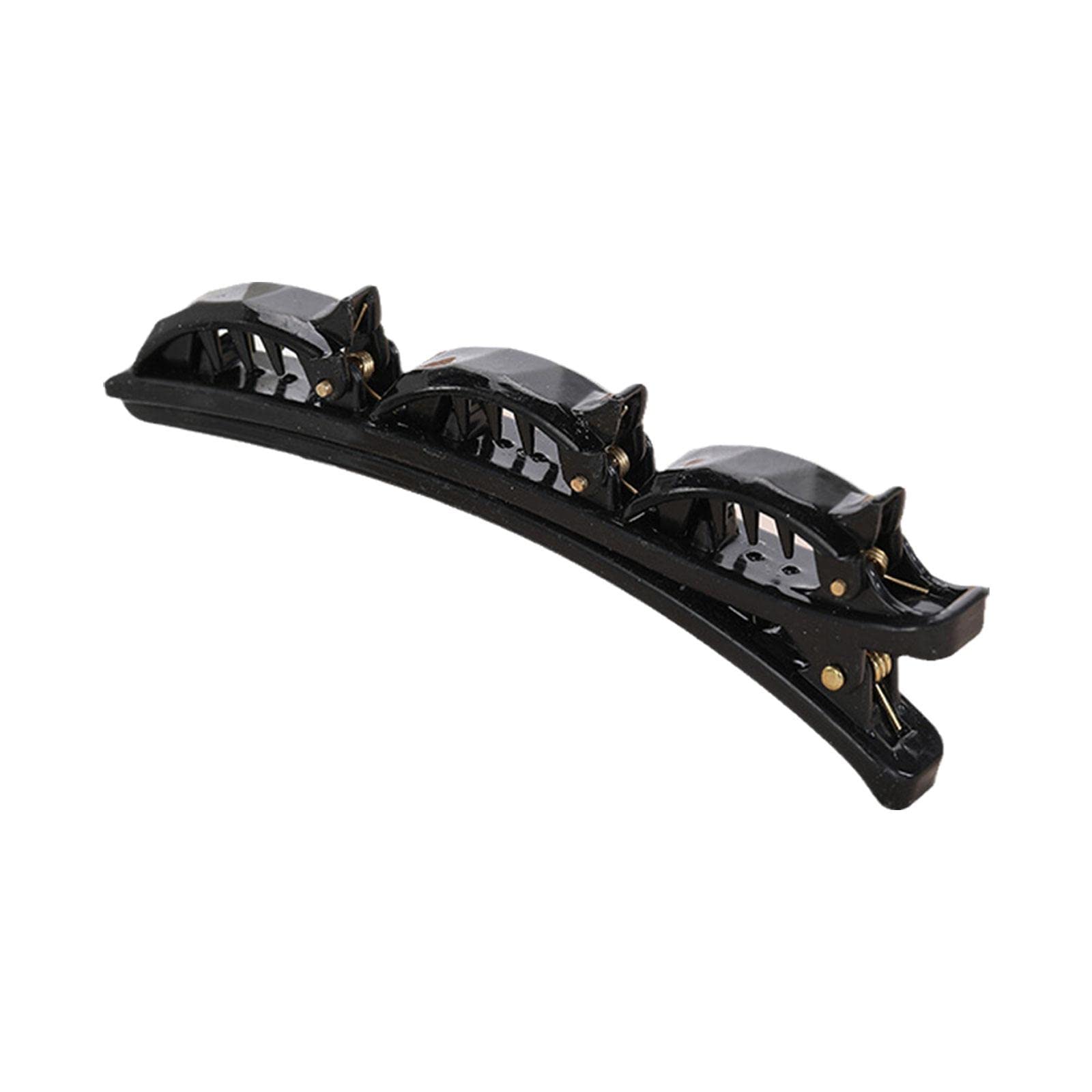 Black Bangs Hair Clip for Women - Cute Braided Barrettes, Alice B1N9 Hairpins & Hairgrips | Fashion Hair Accessories for Daily Wear, Parties & Weddings