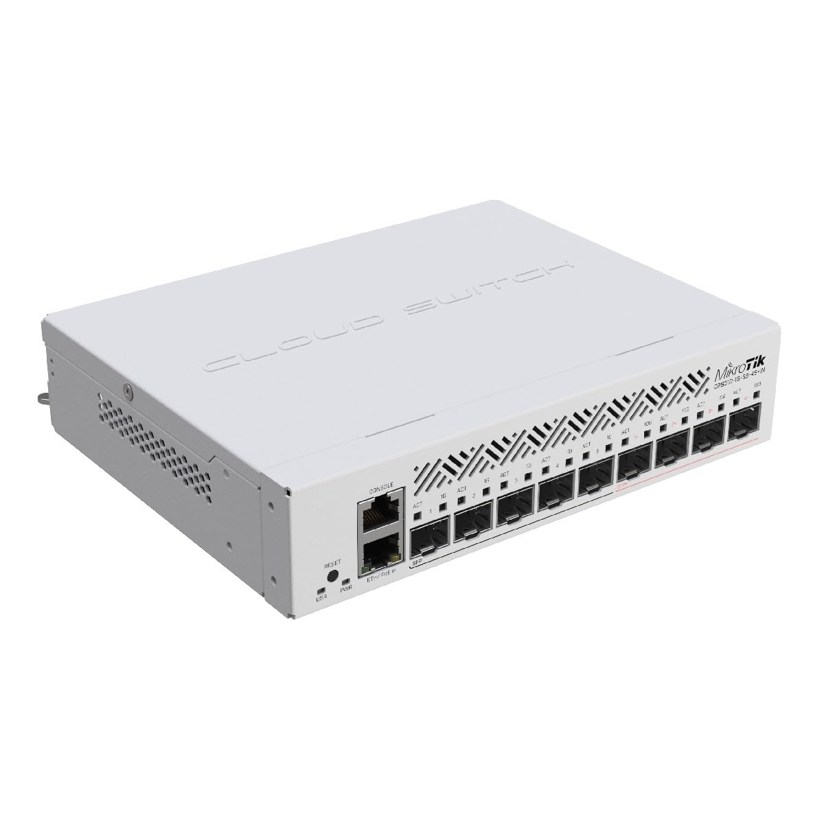 Mikrotik CRS310-1G-5S-4S+Out 10Gbps 5-Port SFP+ & 4-Port SFP Fiber Optic Network Switch - High-Speed Data Center & Enterprise Networking Solution for Server Racks, Cloud Computing, and ISP Applications