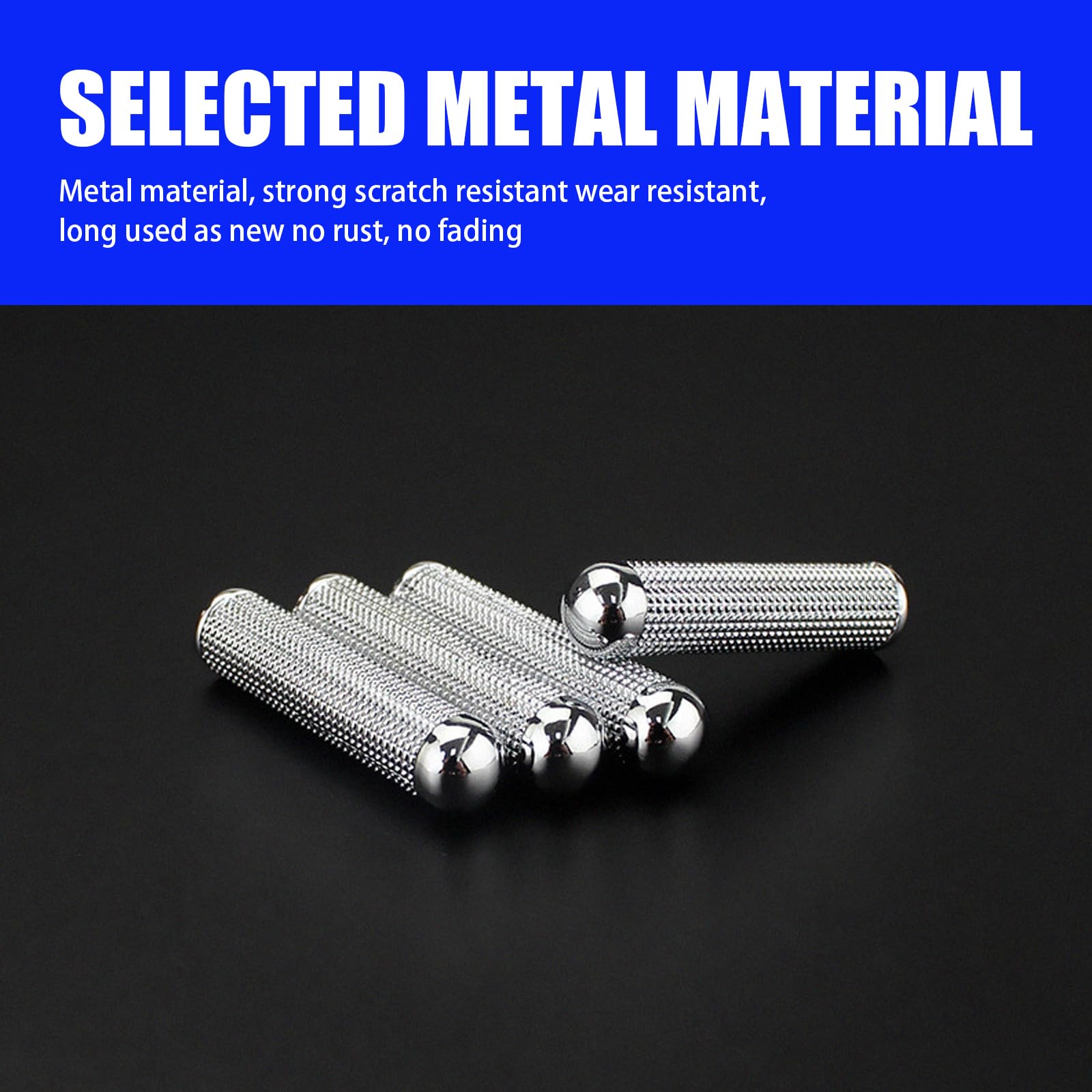 **ZKFAR 4-Pack Car Door Lock Pin Covers (0.35In) - Silver - Universal Fit for Cars, Trucks & Pickups - Interior Upgrade Accessories - Prevent Dust & Scratches**    *(Perfect for DIY Car Mods, Enhancing Interior Aesthetics & Protecting Lock Mechanisms)*