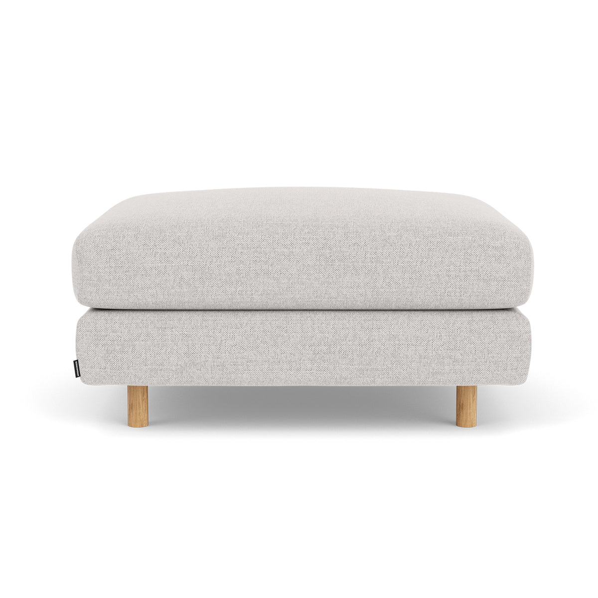 Dylan Fabric Ottoman - Soft and Stylish Footrest, Storage Bench, Living Room Accent Piece - Perfect for Small Spaces, Bedroom, or Lounge Area